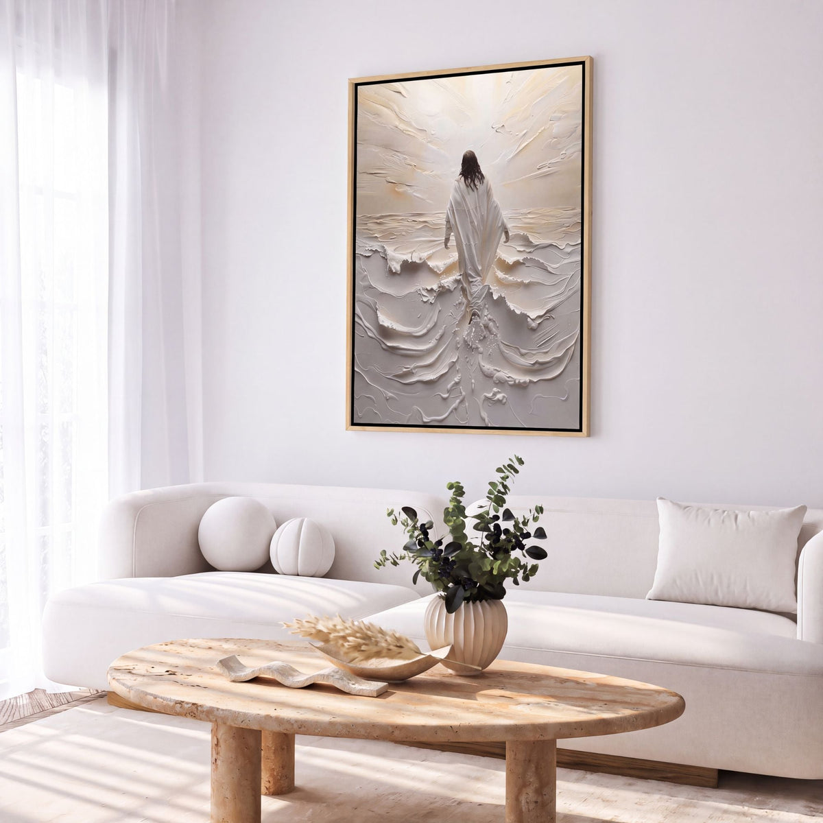 Jesus Walking on Water I - Canvas