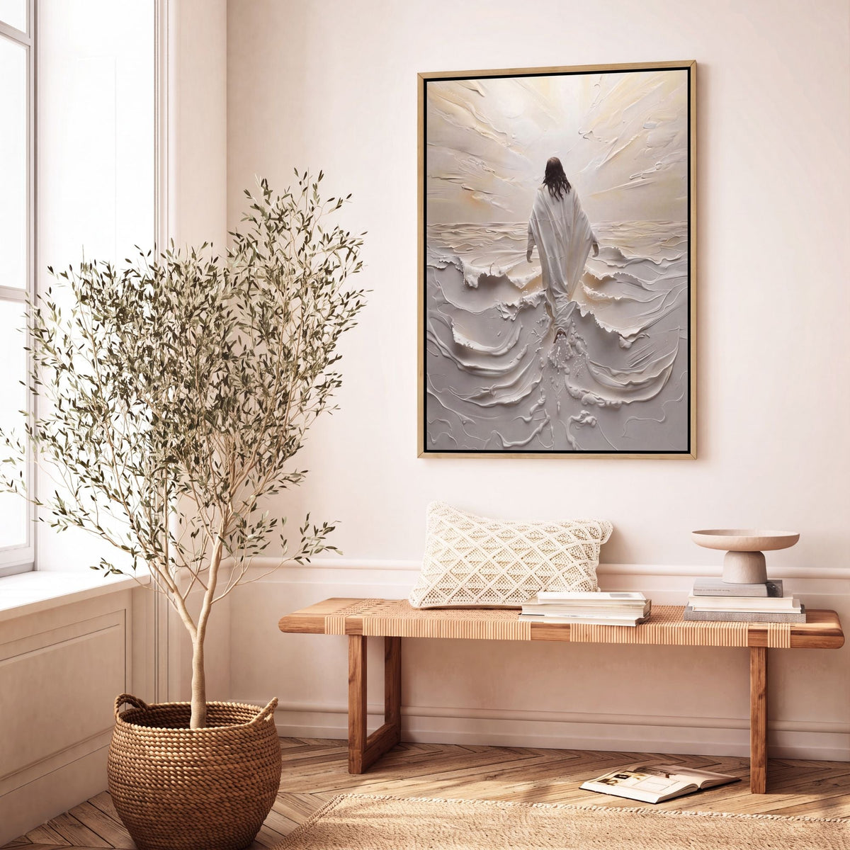Jesus Walking on Water I - Canvas