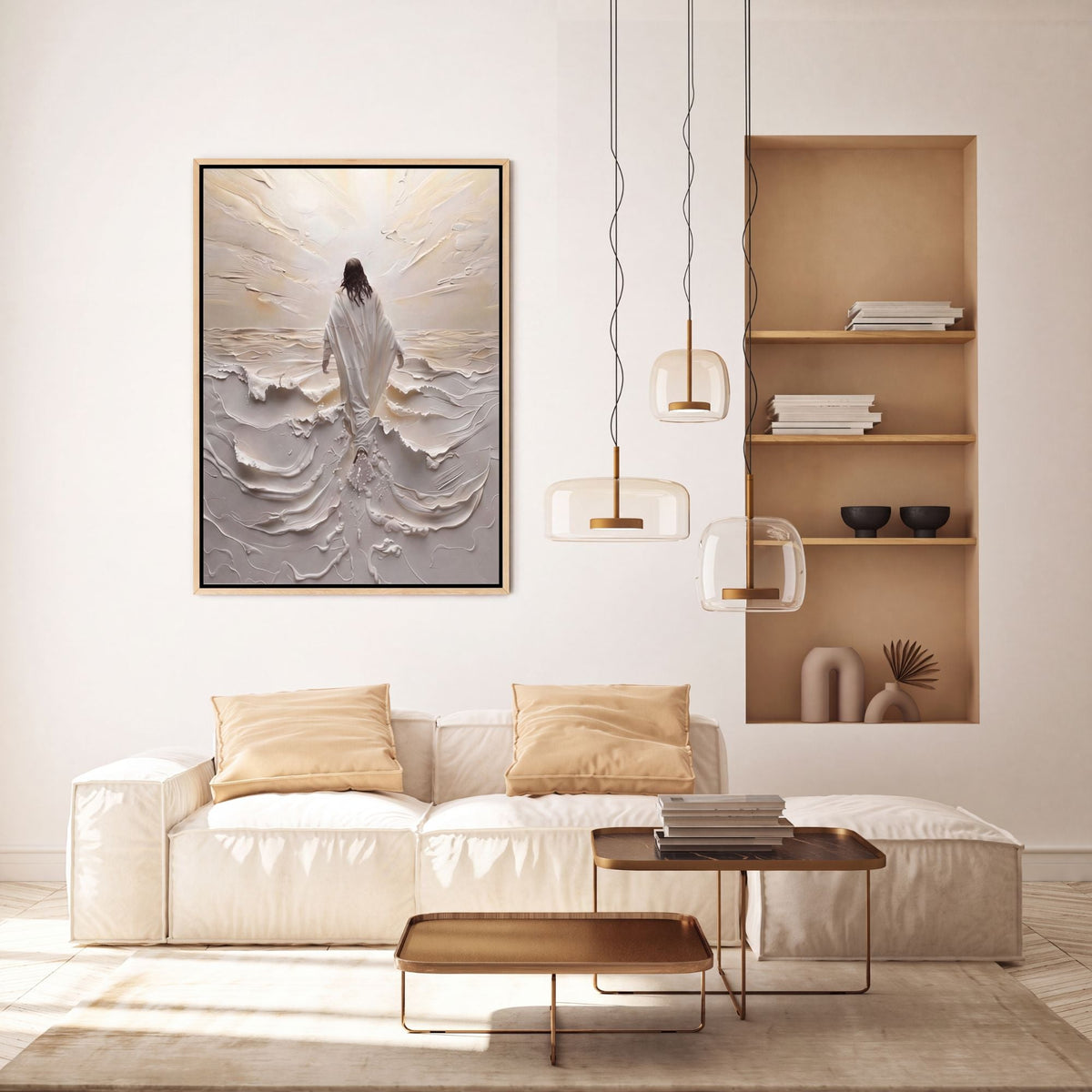 Jesus Walking on Water I - Canvas