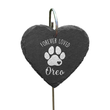 Forever Loved, Gift For Dog Lover - Personalized Garden Slate