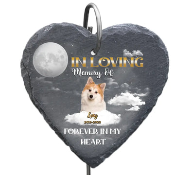 In Loving Memory Of - Personalized Garden Slate, Memorial Gift
