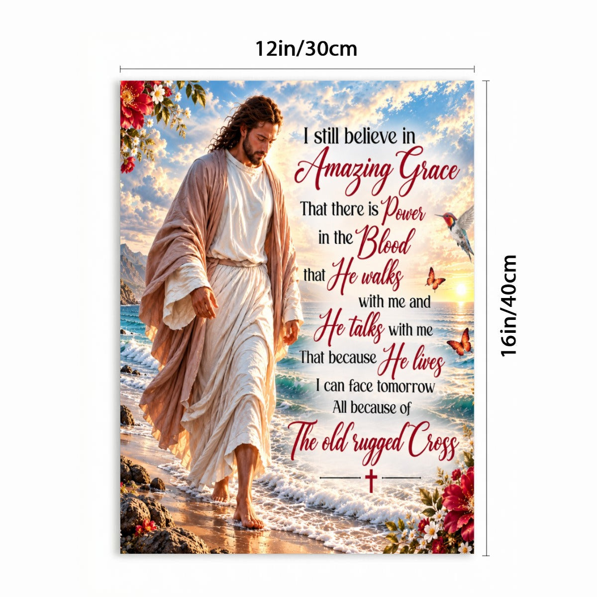 Vertical Framed Canvas Wall Art Printed in Canada