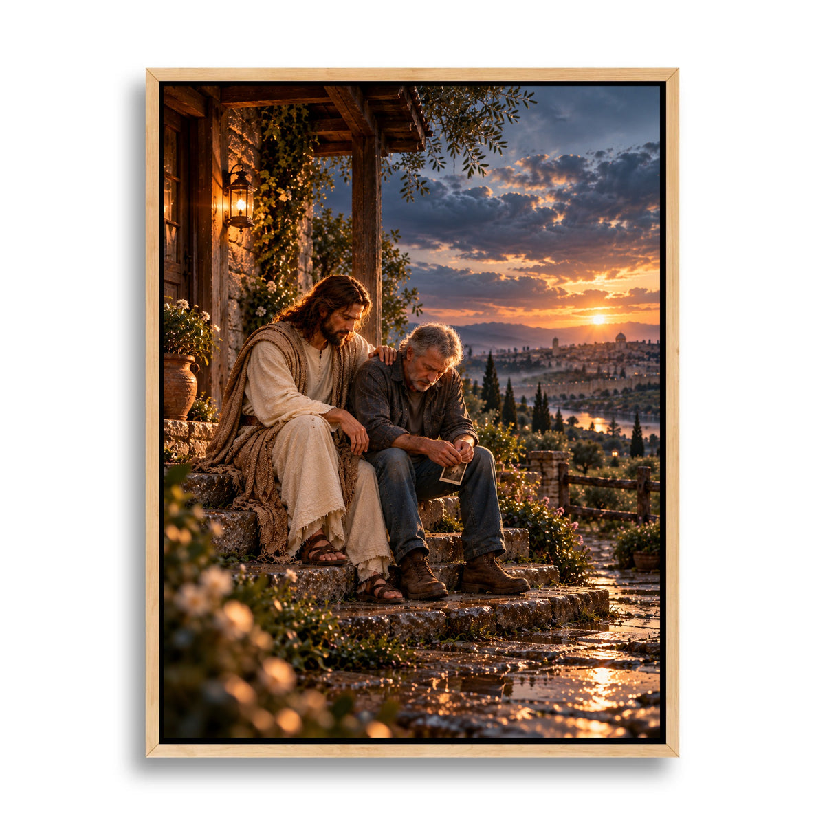 When My Heart Was Broken – Jesus Christian Canvas Wall Art