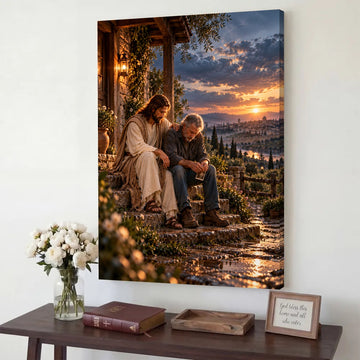 When My Heart Was Broken – Jesus Christian Canvas Wall Art
