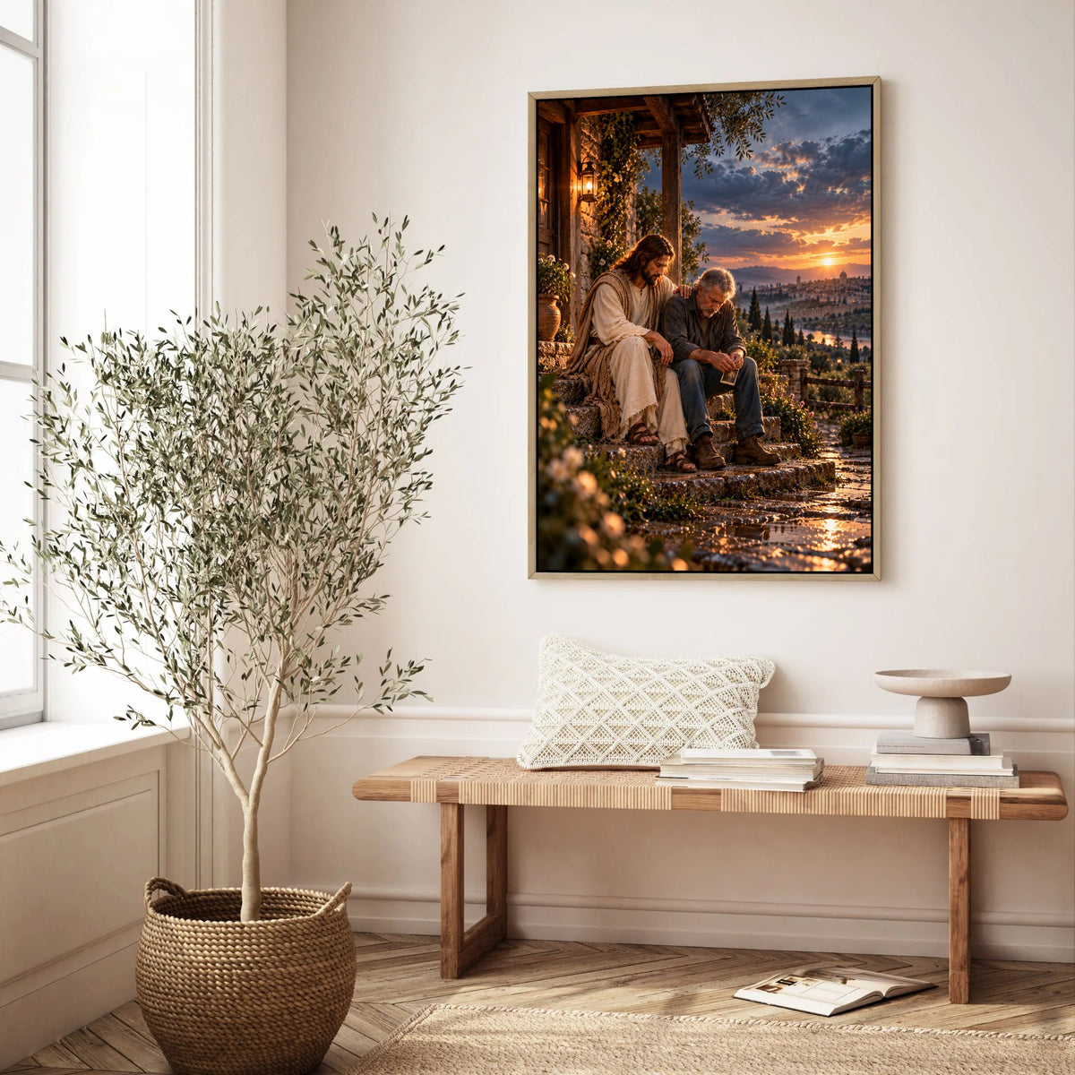 When My Heart Was Broken – Jesus Christian Canvas Wall Art