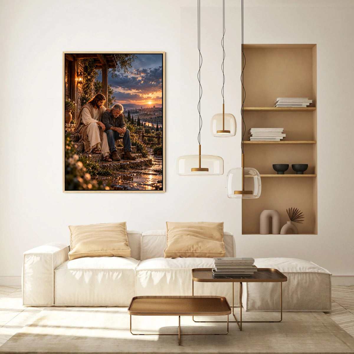 When My Heart Was Broken – Jesus Christian Canvas Wall Art