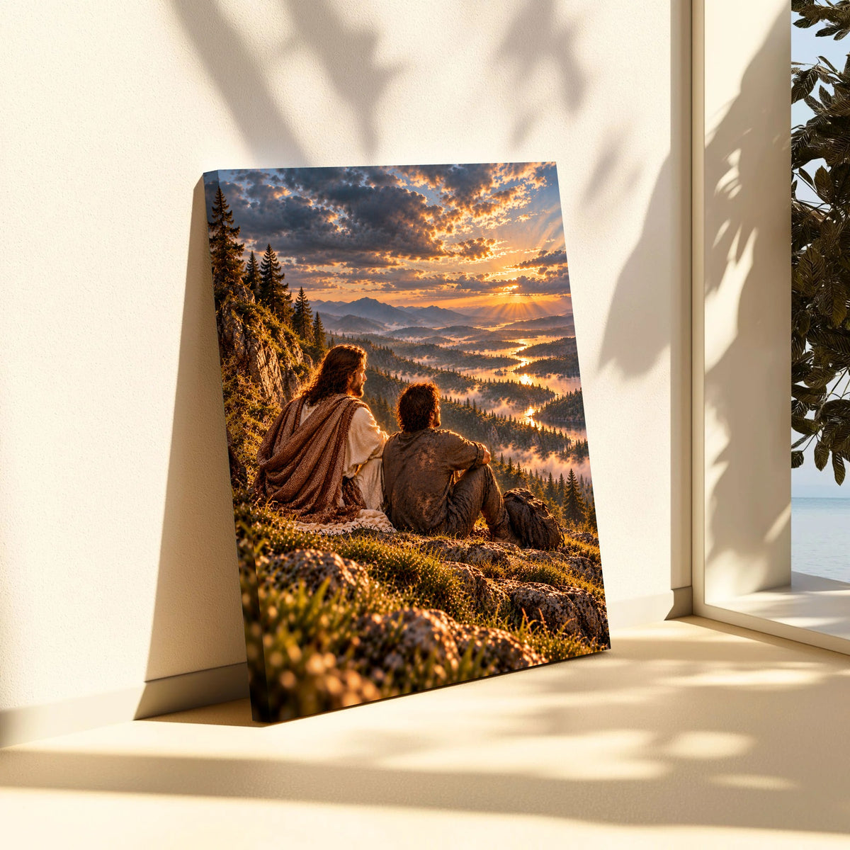 Still He Holds Me – Jesus Christian Canvas Wall Art
