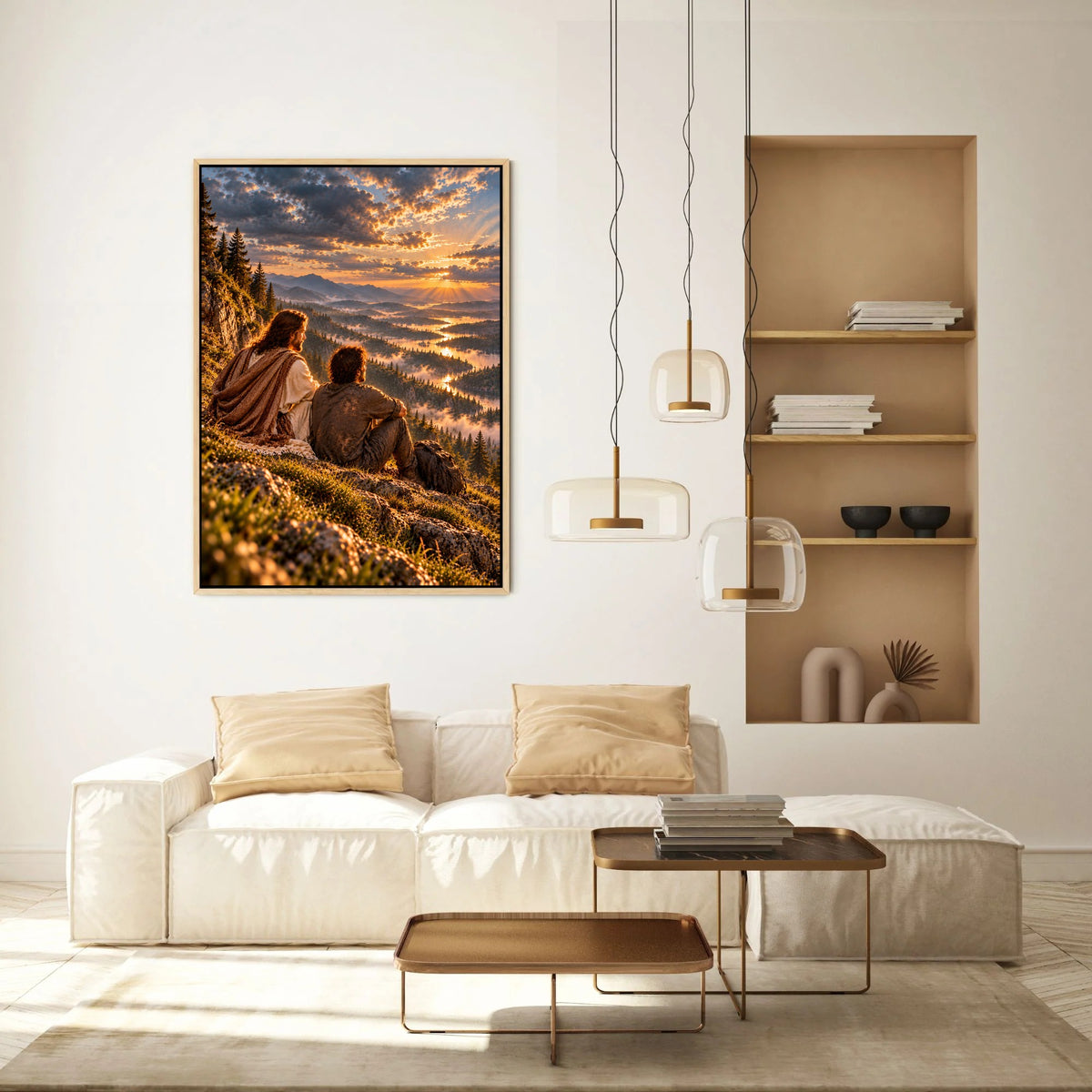 Still He Holds Me – Jesus Christian Canvas Wall Art