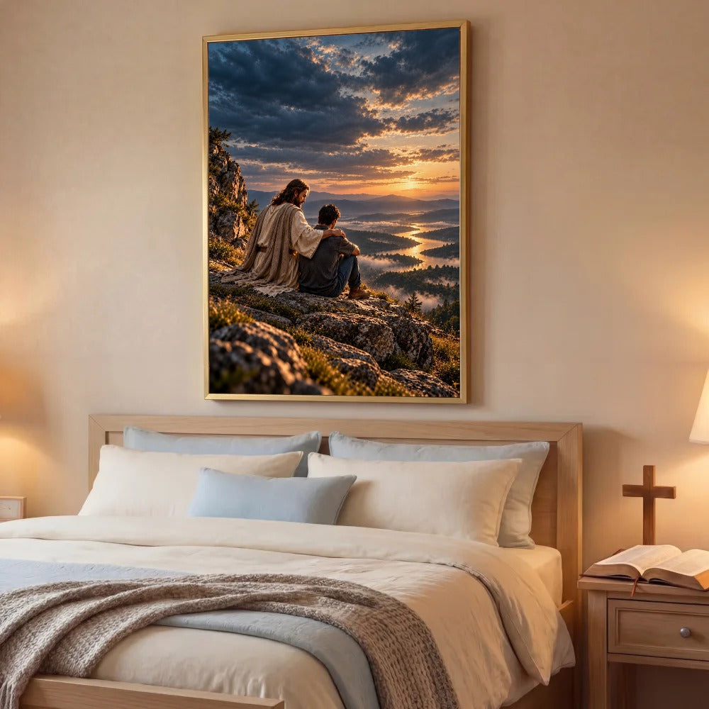 Christ Saved My Life – Signature Christian Canvas Wall Art