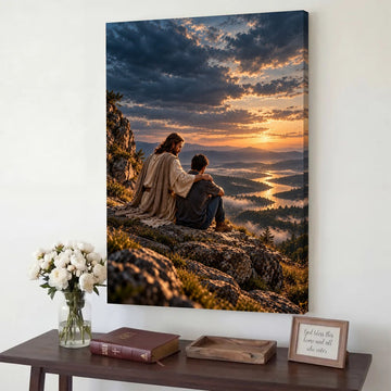 Christ Saved My Life – Signature Christian Canvas Wall Art