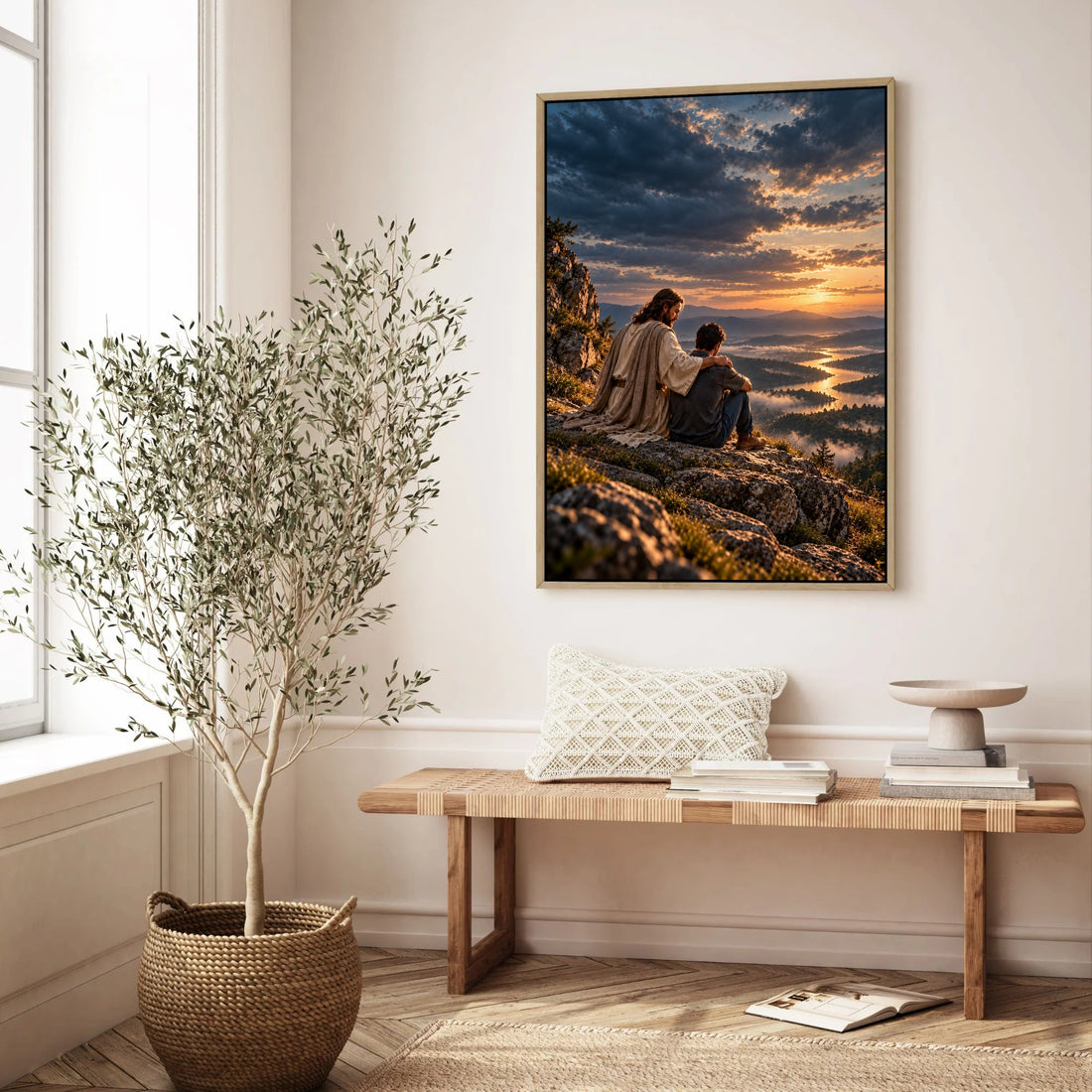 Christ Saved My Life – Signature Christian Canvas Wall Art