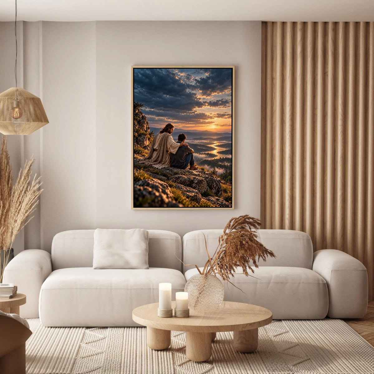 Christ Saved My Life – Signature Christian Canvas Wall Art