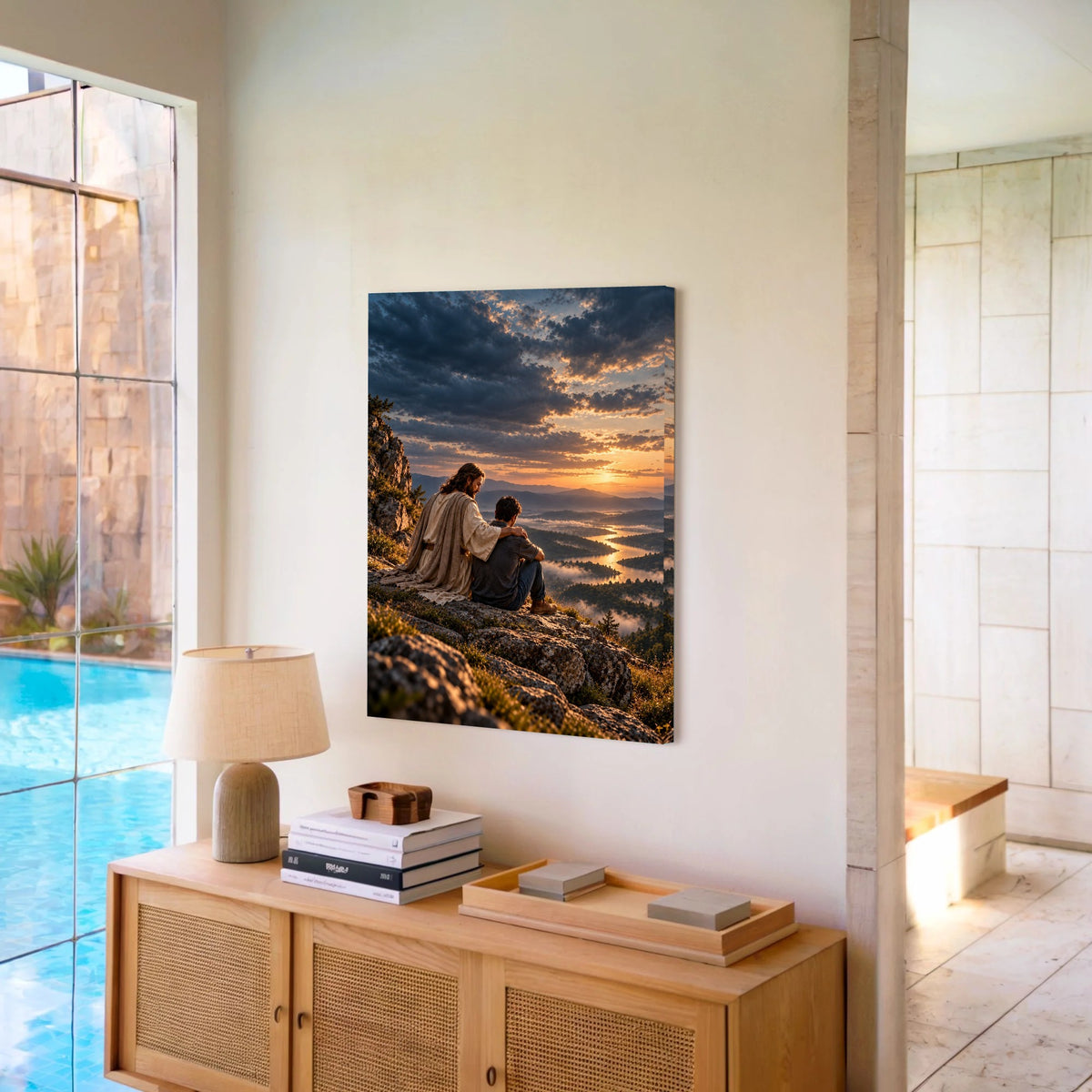 Christ Saved My Life – Signature Christian Canvas Wall Art