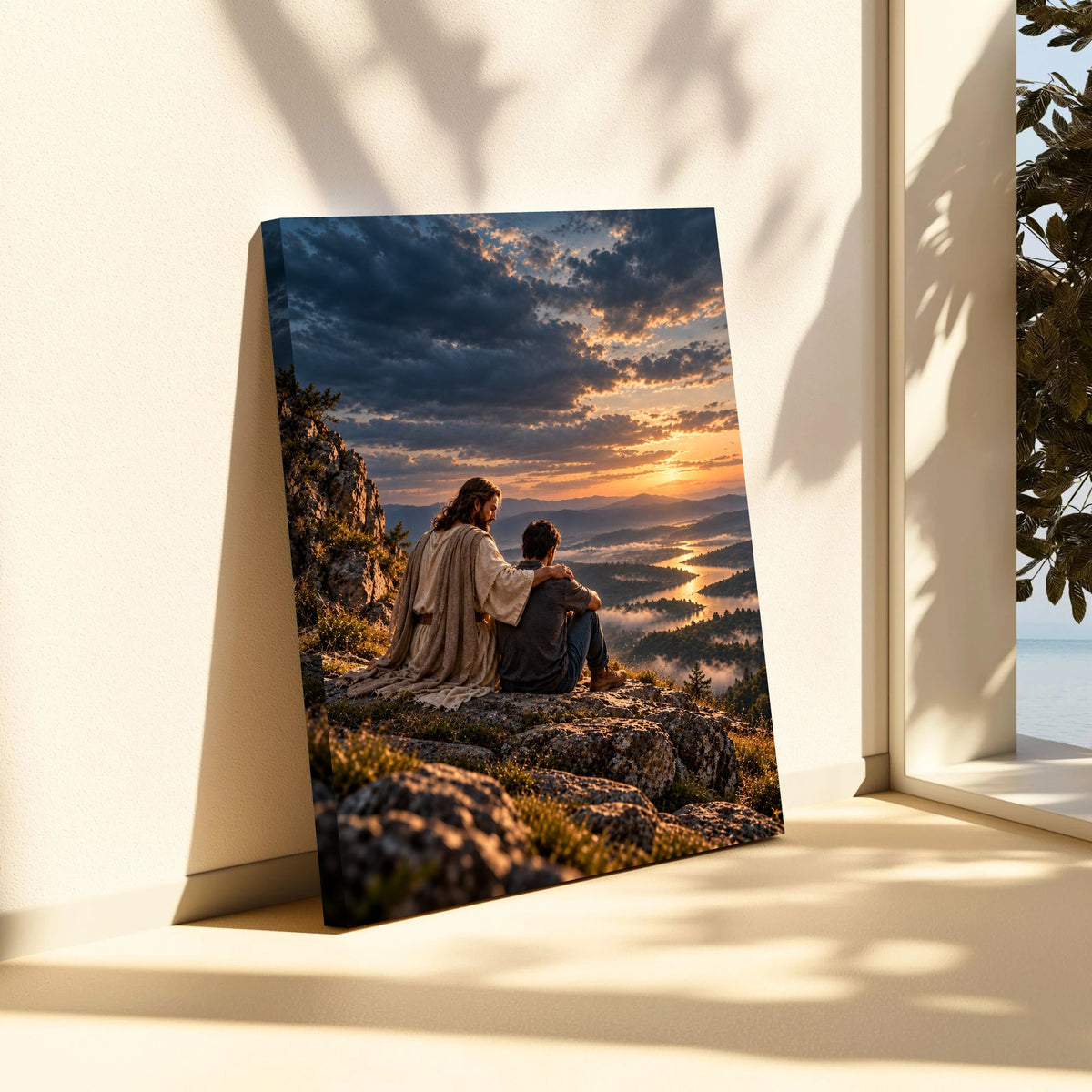 Christ Saved My Life – Signature Christian Canvas Wall Art