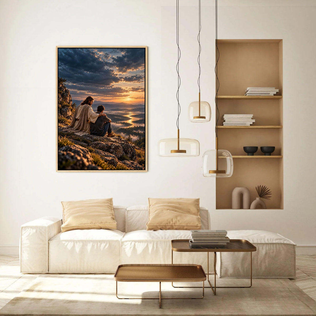 Christ Saved My Life – Signature Christian Canvas Wall Art