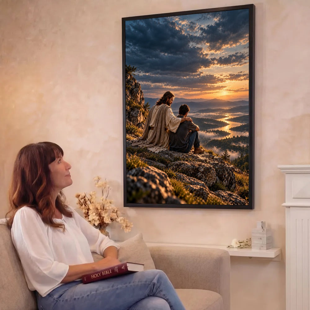 Christ Saved My Life – Signature Christian Canvas Wall Art