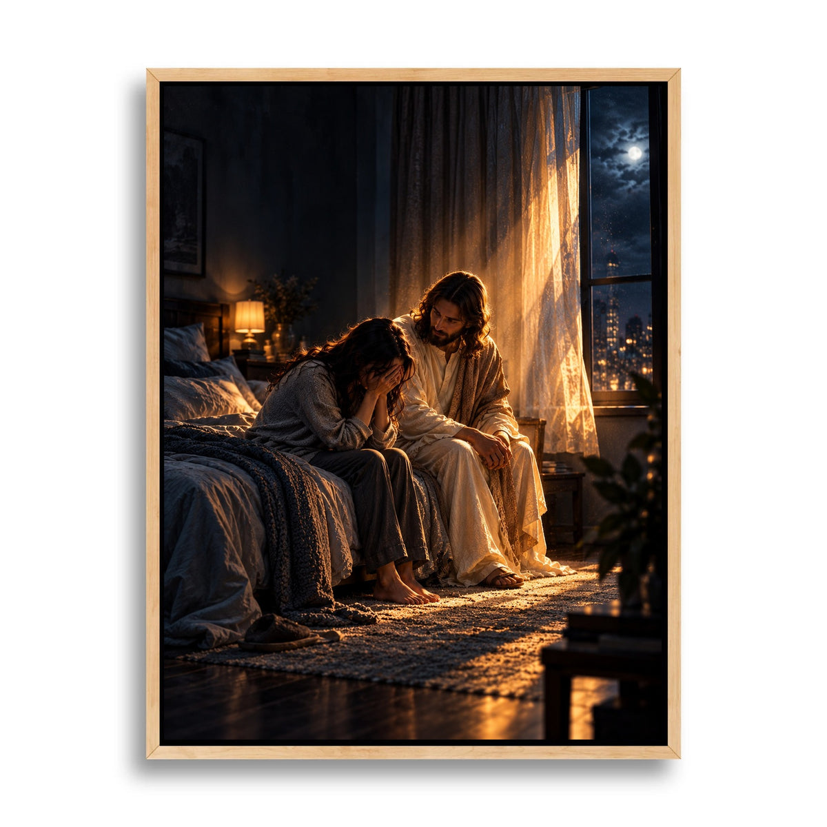 When I Had No One – Jesus Christian Canvas Wall Art