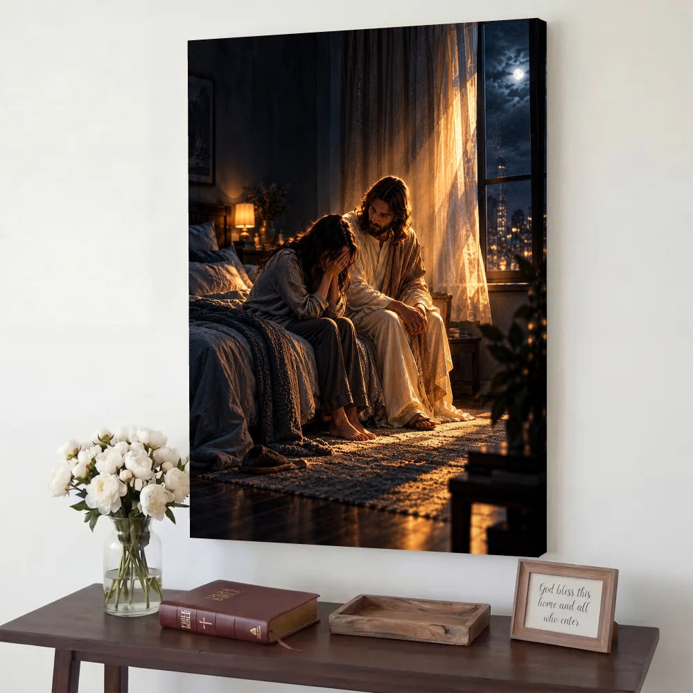 When I Had No One – Jesus Christian Canvas Wall Art