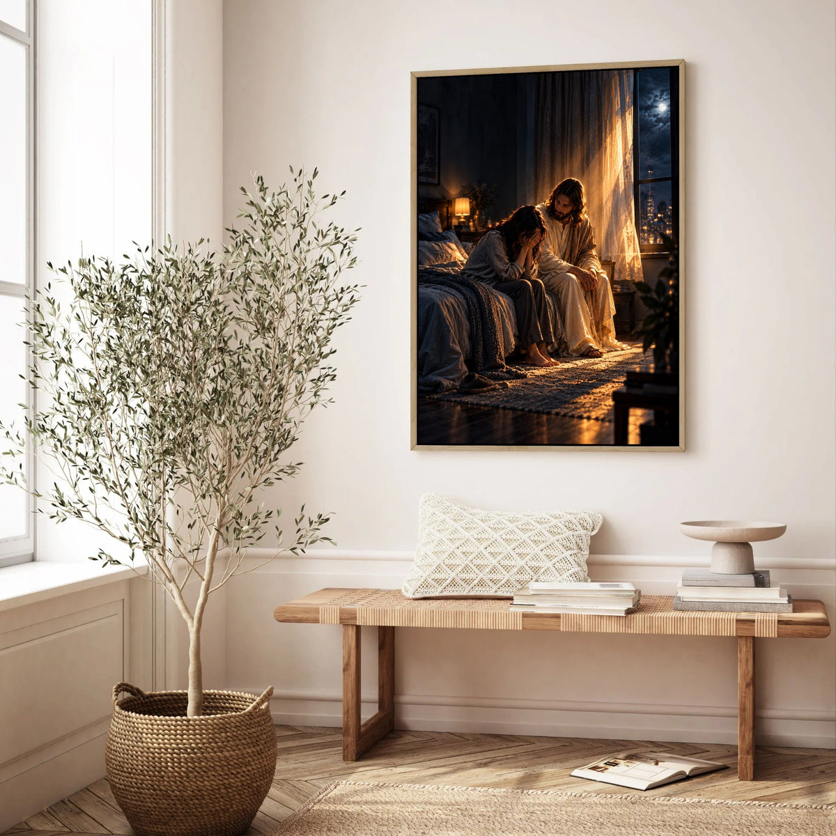When I Had No One – Jesus Christian Canvas Wall Art