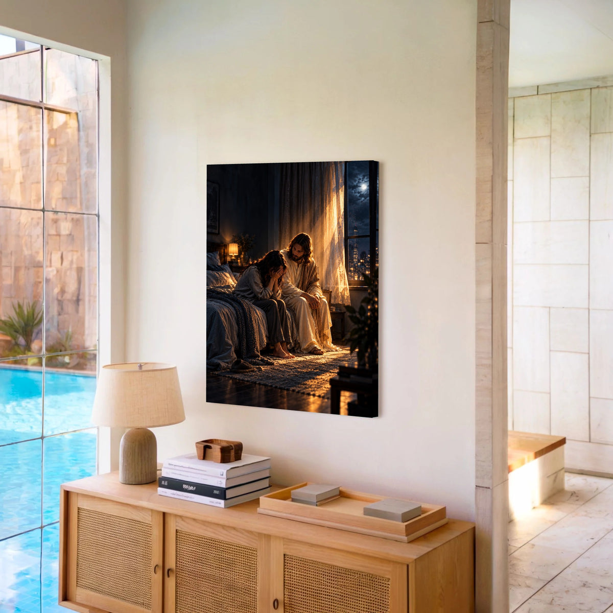 When I Had No One – Jesus Christian Canvas Wall Art