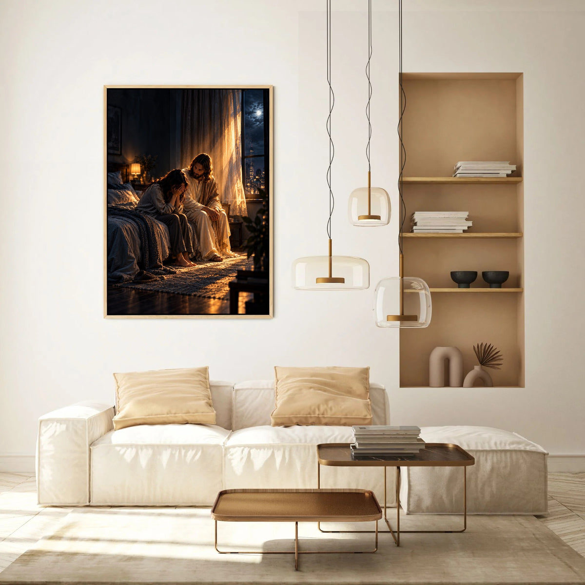 When I Had No One – Jesus Christian Canvas Wall Art