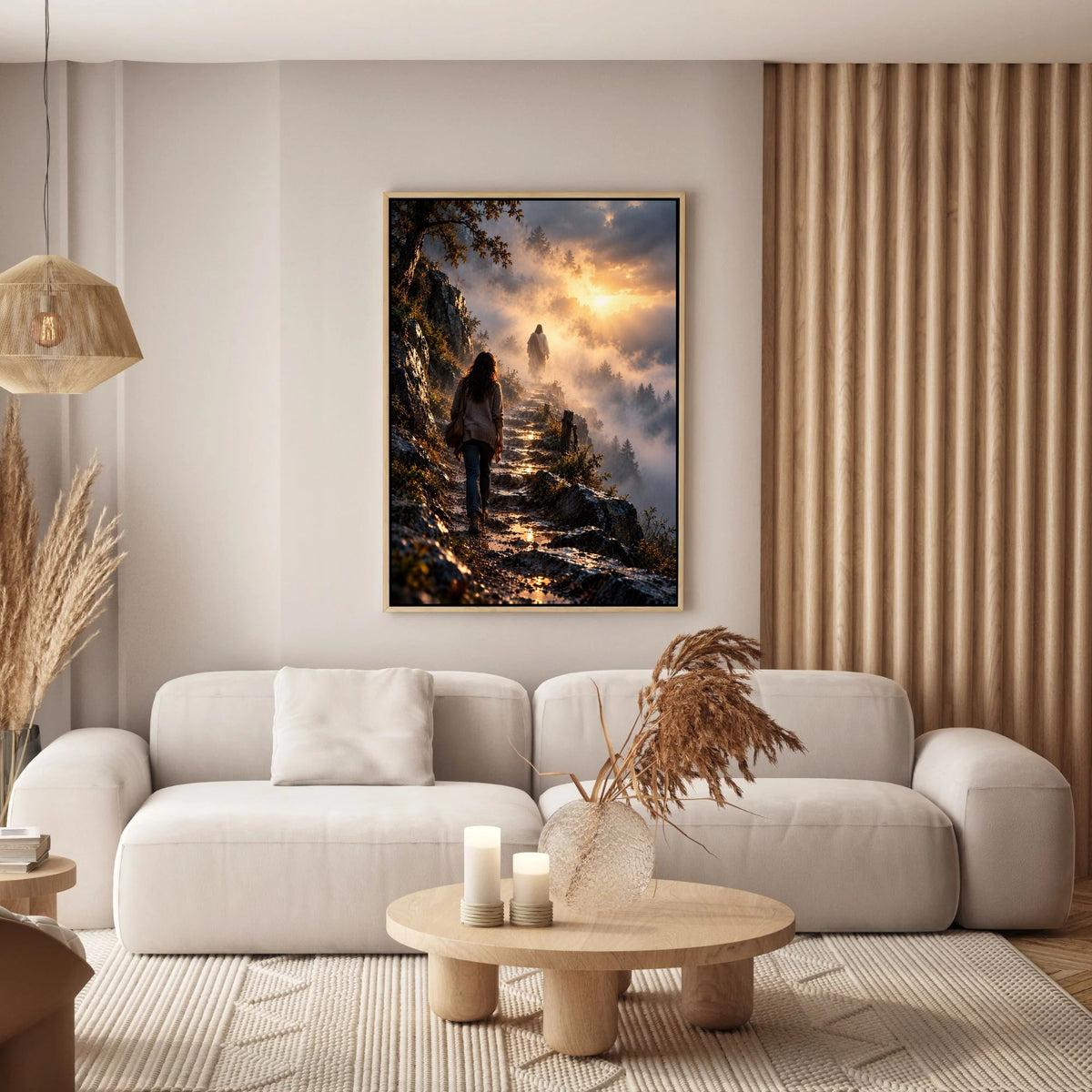 The Road I Couldn't See – Jesus Christian Canvas Wall Art
