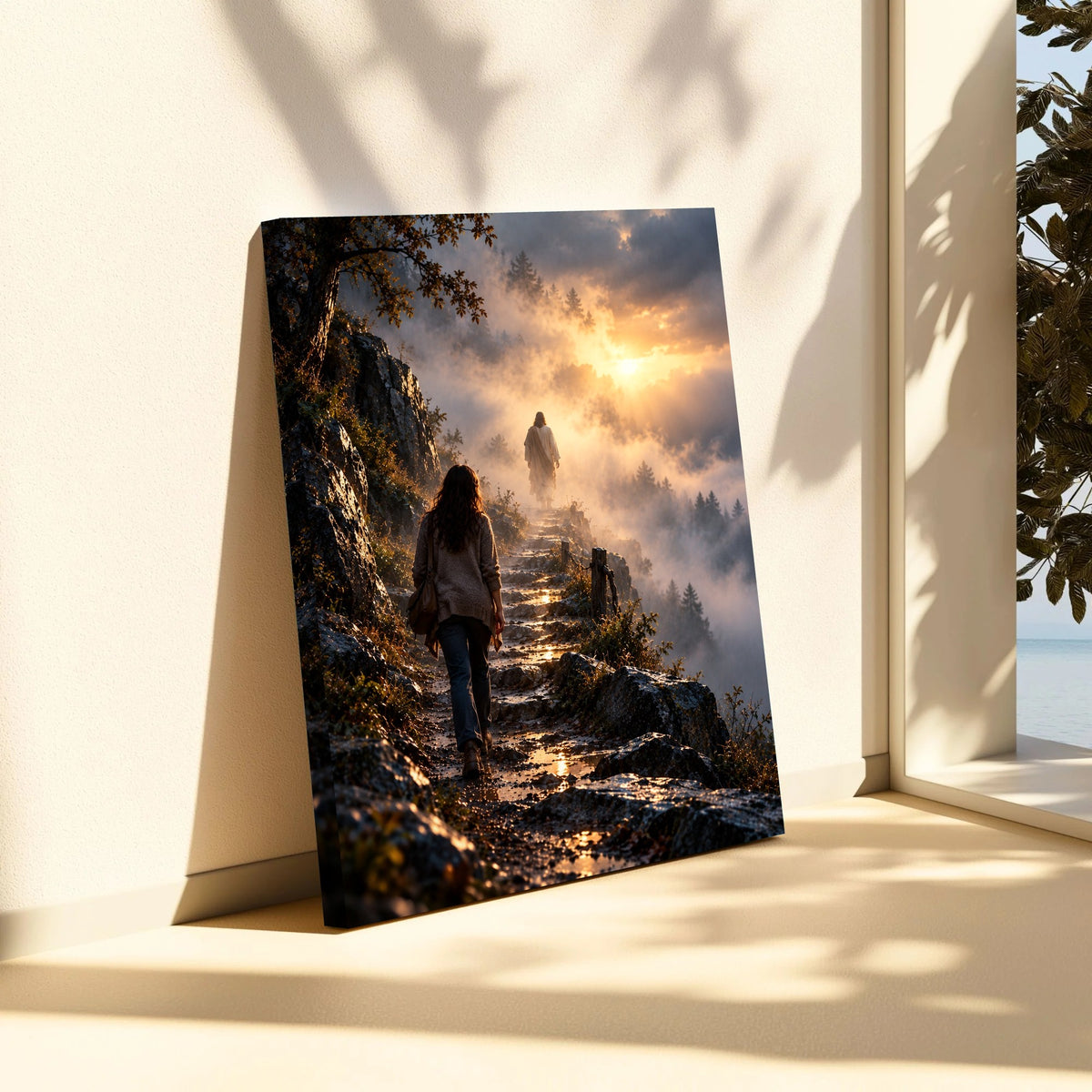 The Road I Couldn't See – Jesus Christian Canvas Wall Art