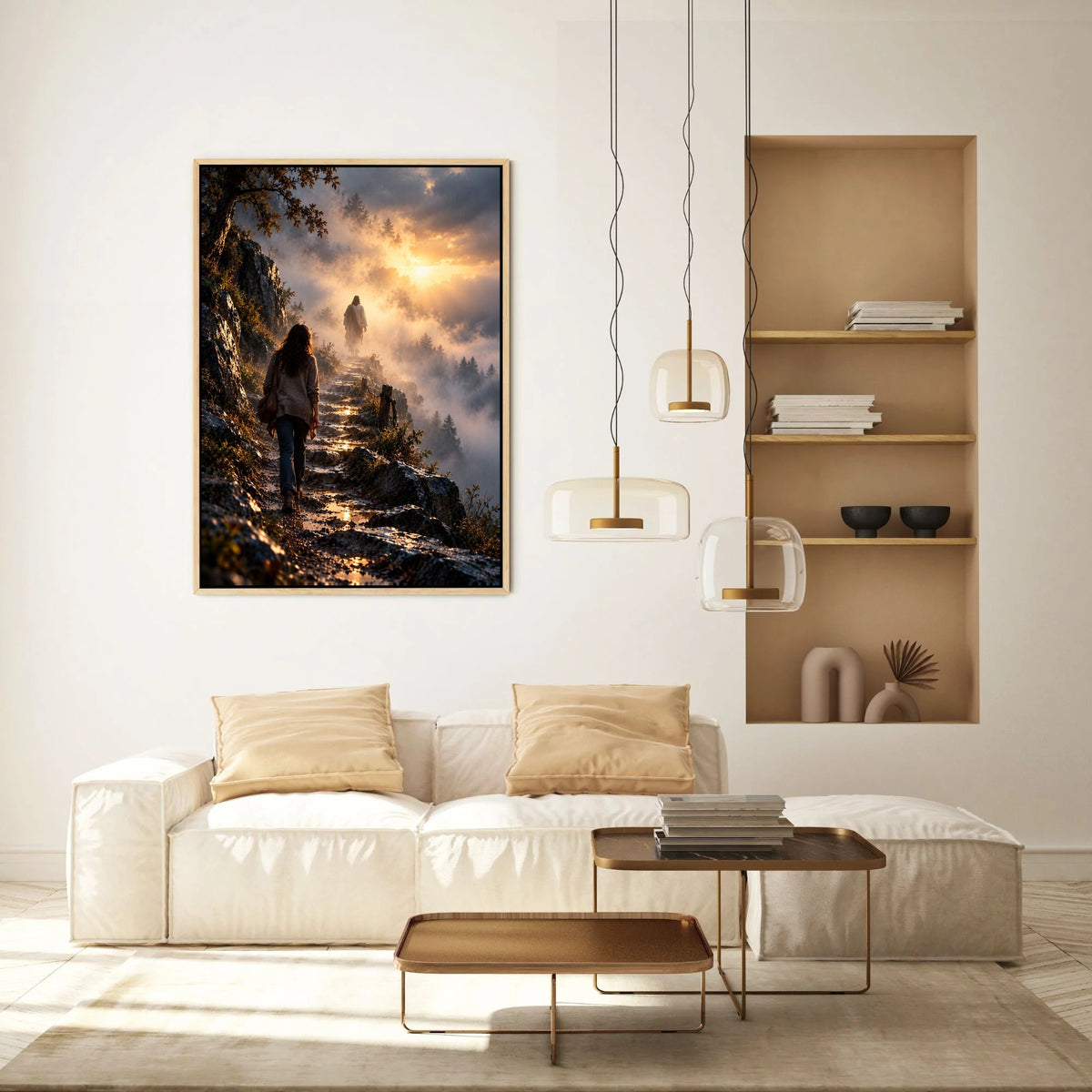 The Road I Couldn't See – Jesus Christian Canvas Wall Art