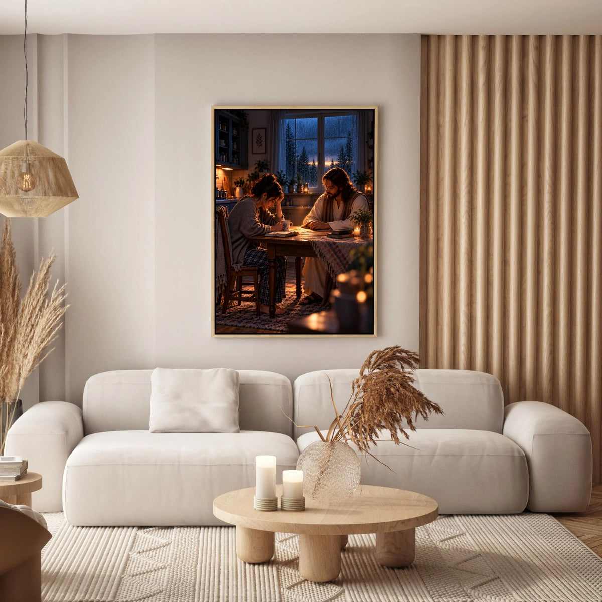 When I Couldn't Pray – Jesus Christian Canvas Wall Art