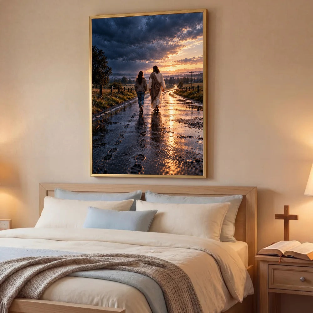You Were There All Along – Jesus Christian Canvas Wall Art