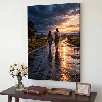 You Were There All Along – Jesus Christian Canvas Wall Art