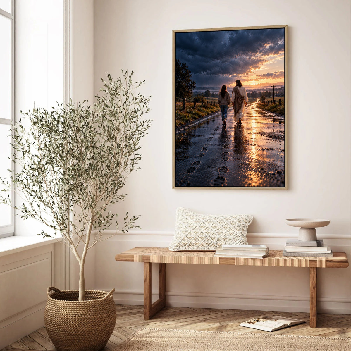 You Were There All Along – Jesus Christian Canvas Wall Art