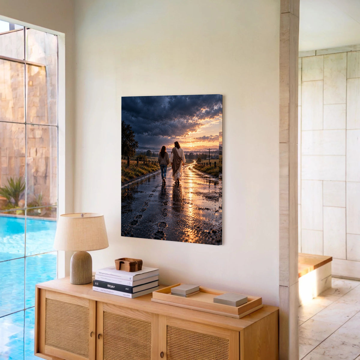 You Were There All Along – Jesus Christian Canvas Wall Art