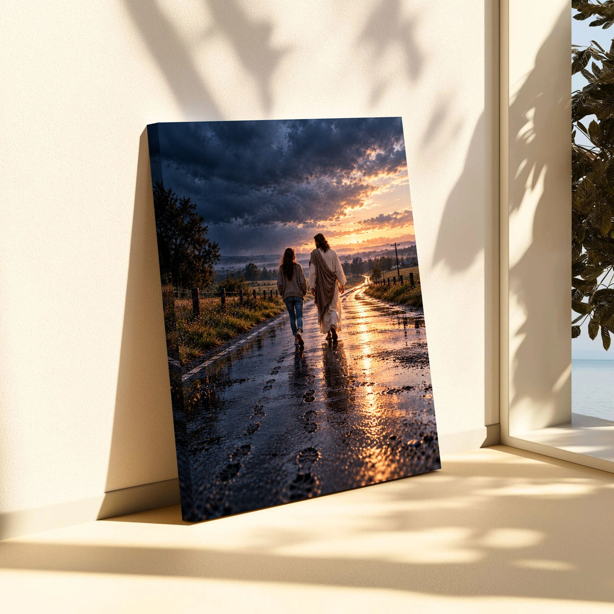You Were There All Along – Jesus Christian Canvas Wall Art