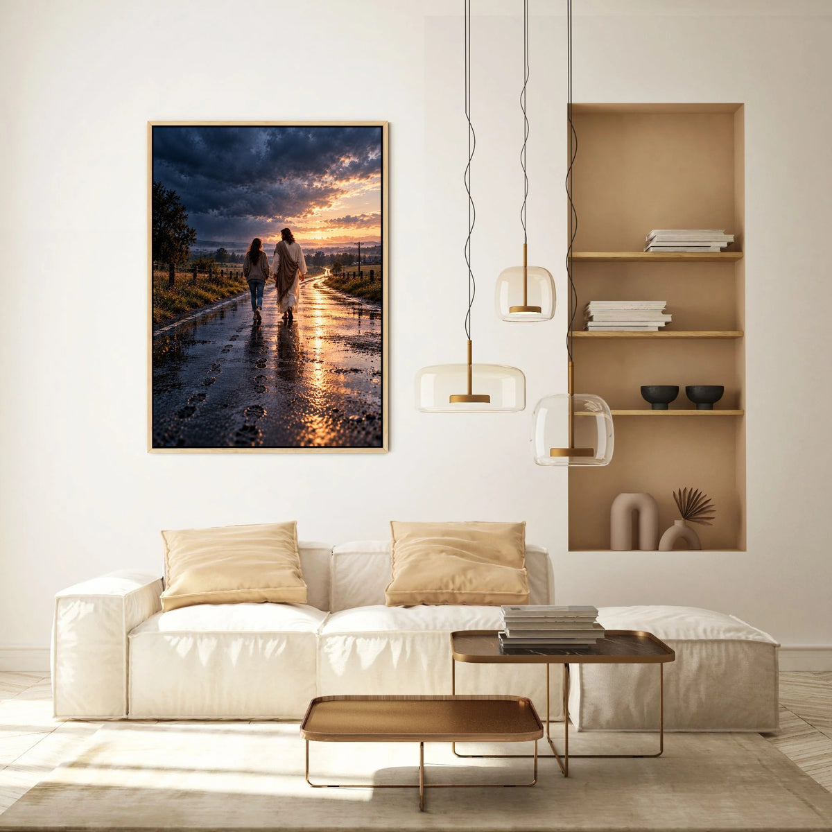 You Were There All Along – Jesus Christian Canvas Wall Art
