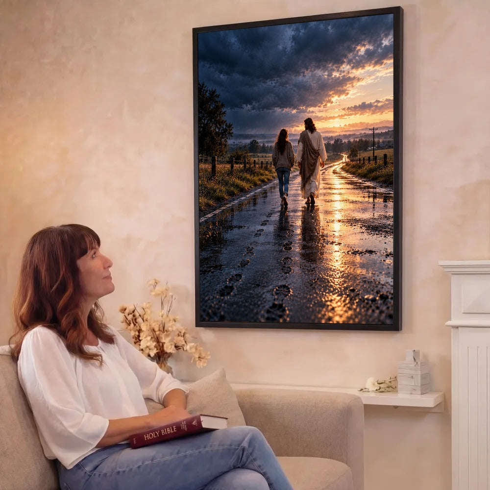 You Were There All Along – Jesus Christian Canvas Wall Art