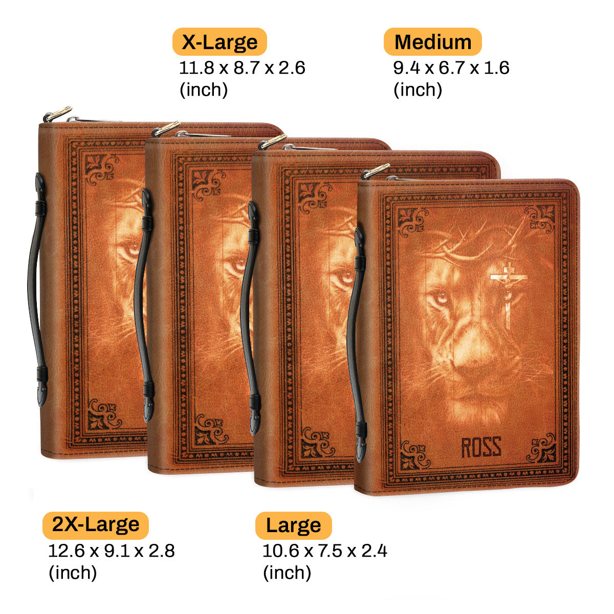 God Is Within Him, He Will Not Fall - Unique Personalized Bible Cover HIHN259B