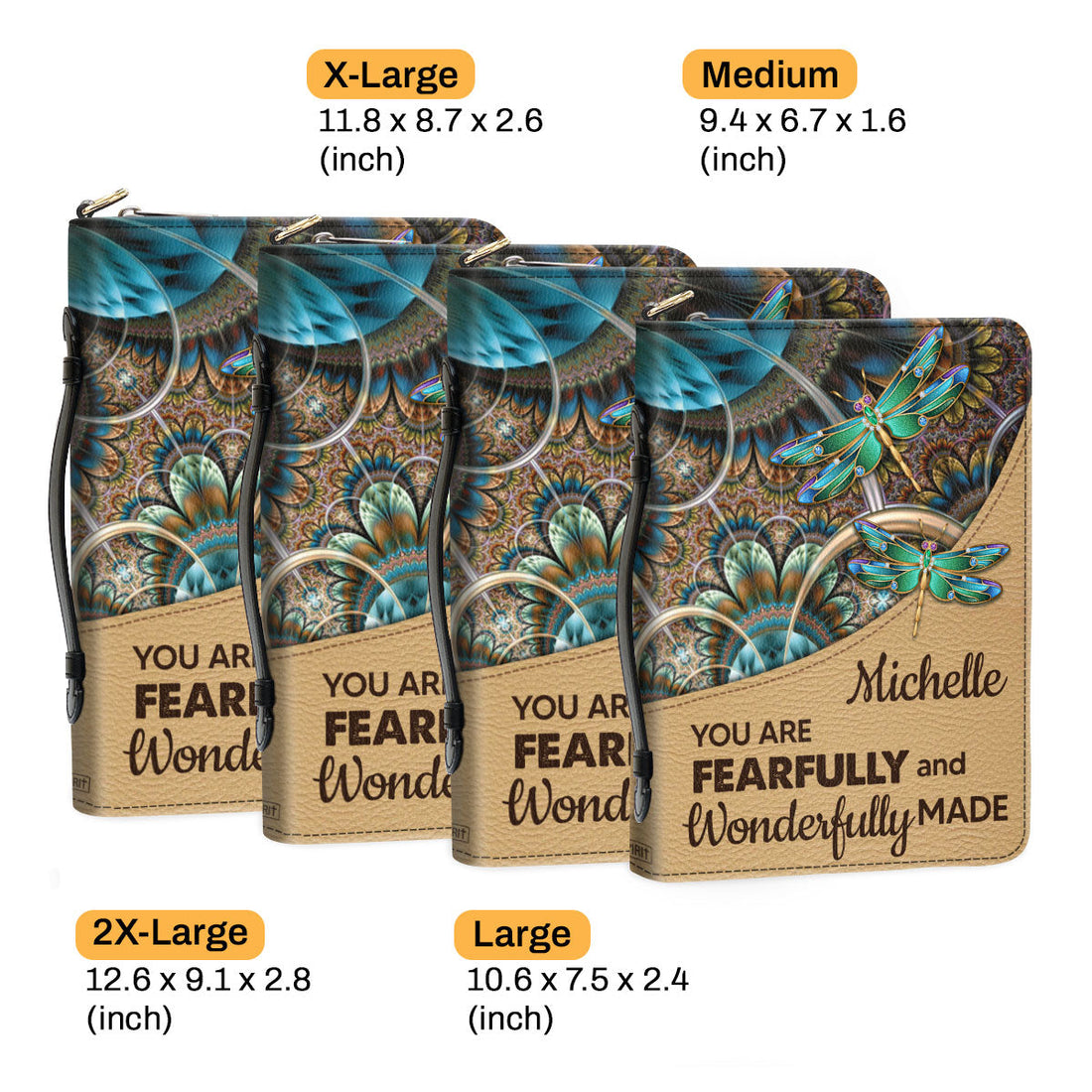 You Are Wonderfully Made - Must-Have Personalized Bible Cover NUH271A