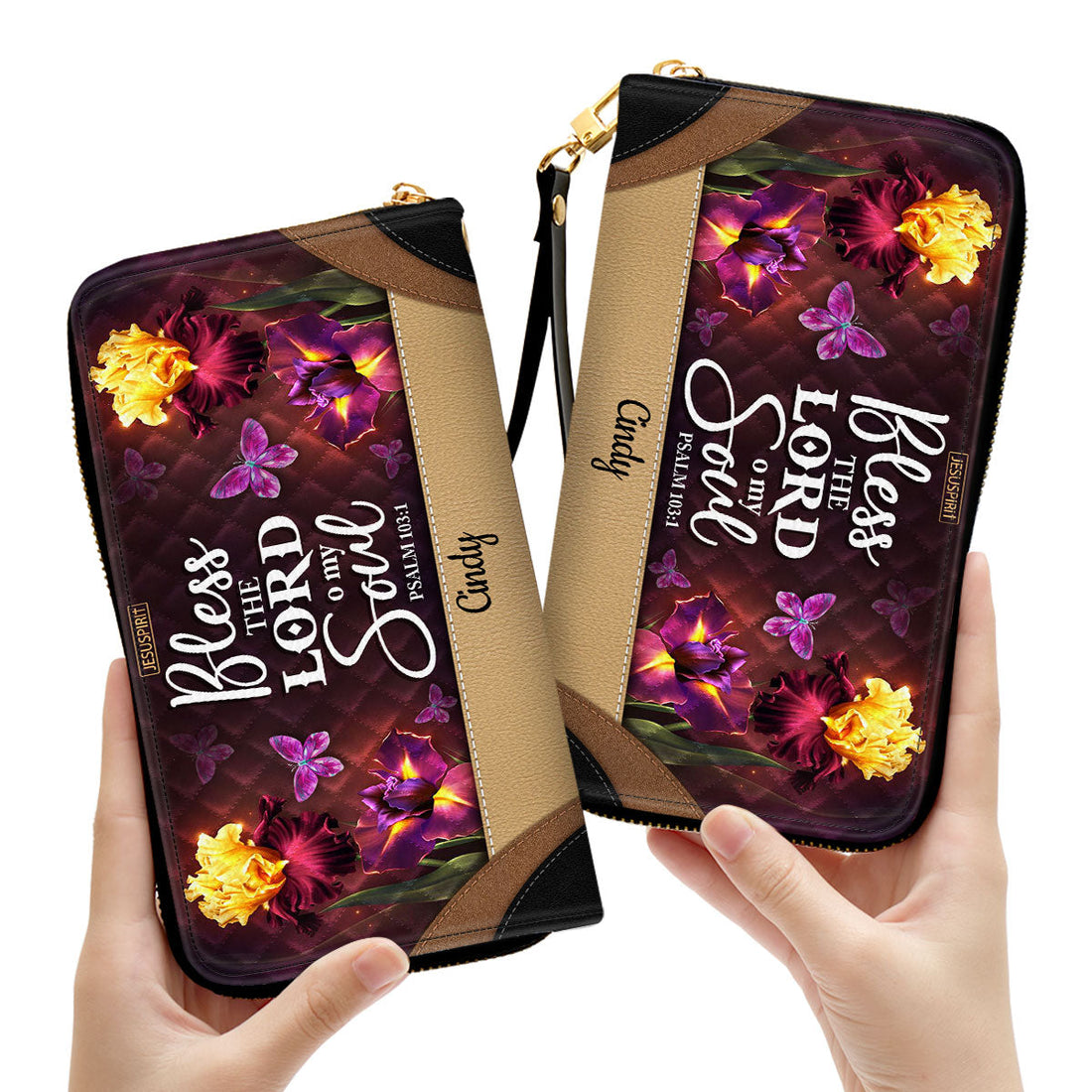 Bless The Lord O My Soul - Awesome Personalized Butterfly Clutch Purse NUH335