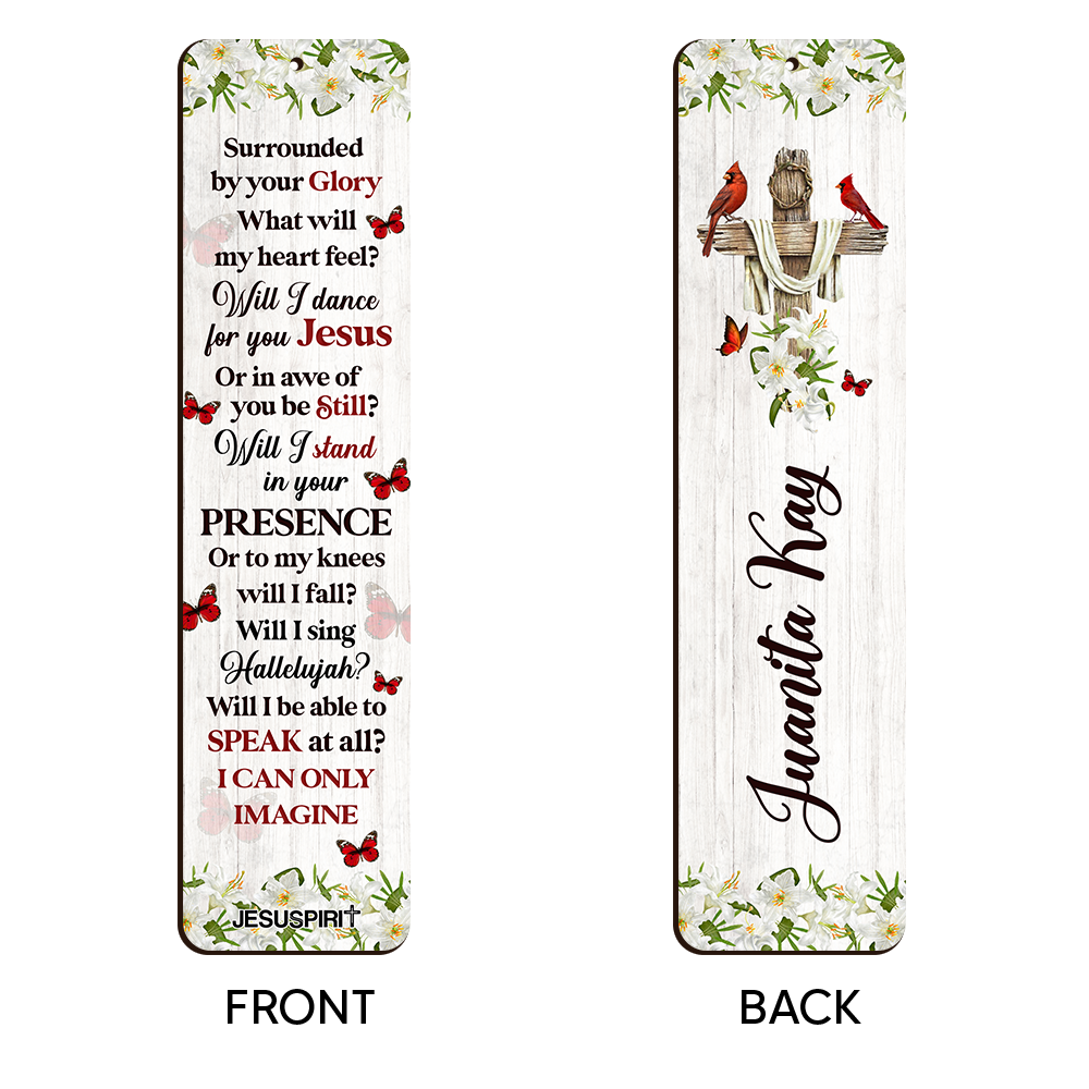 Stunning Personalized Wooden Bookmarks - I Can Only Imagine NUHN182