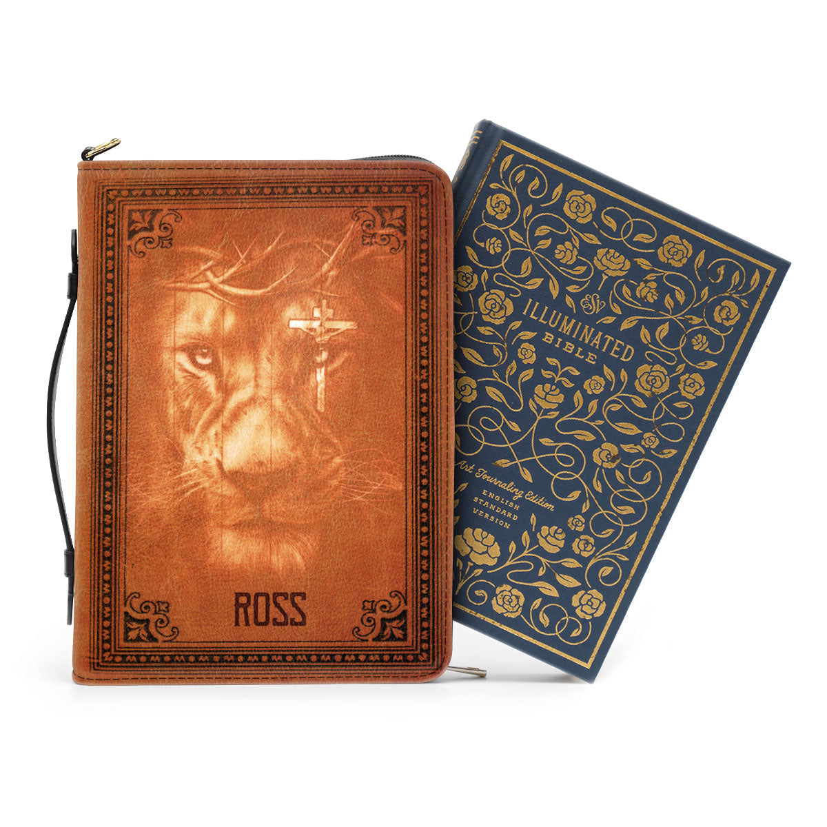 God Is Within Him, He Will Not Fall - Unique Personalized Bible Cover HIHN259B