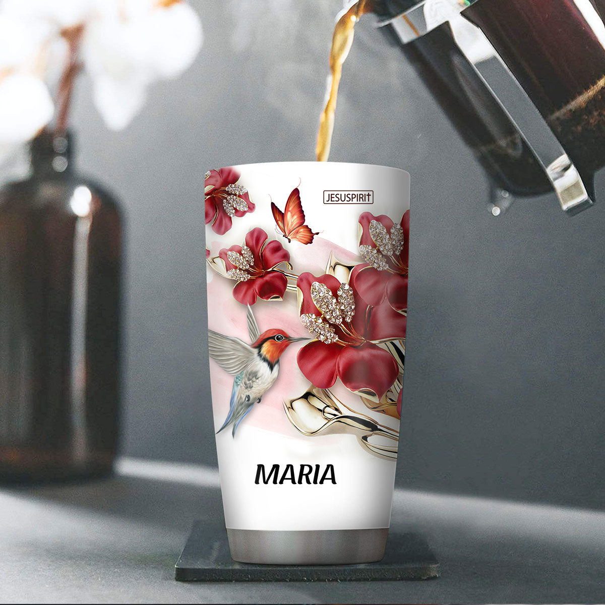 Meaningful Personalized Stainless Steel Tumbler 20oz - My Soul Knows It Very Well NUH454