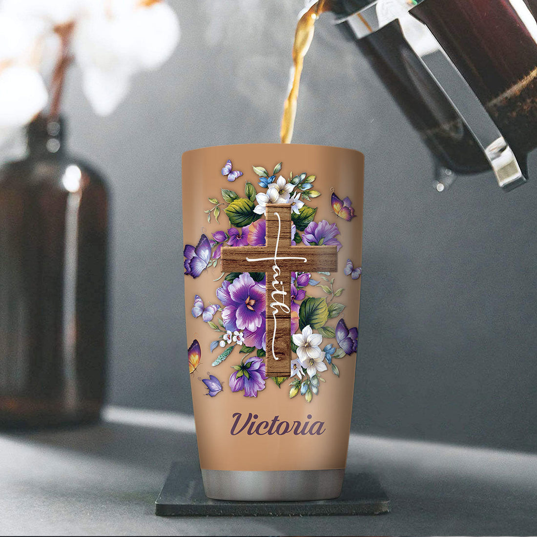 I Still Believe In Amazing Grace - Adorable Personalized Stainless Steel Tumbler 20oz NUH269