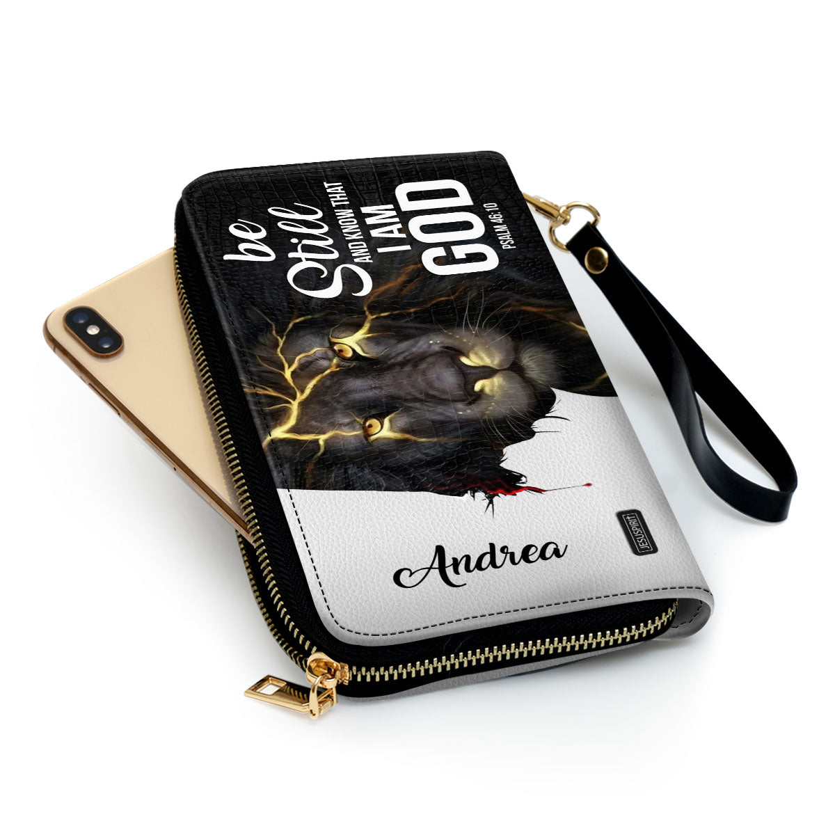 Beautiful Personalized Clutch Purse - Be Still And Know That I Am God H03