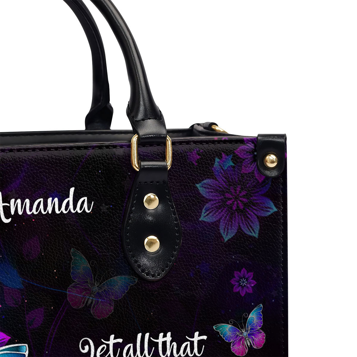 Jesuspirit | 1 Corinthians 16:14 | Personalized Leather Handbag With Handle | Let All You Do Be Done In Love LHBH707