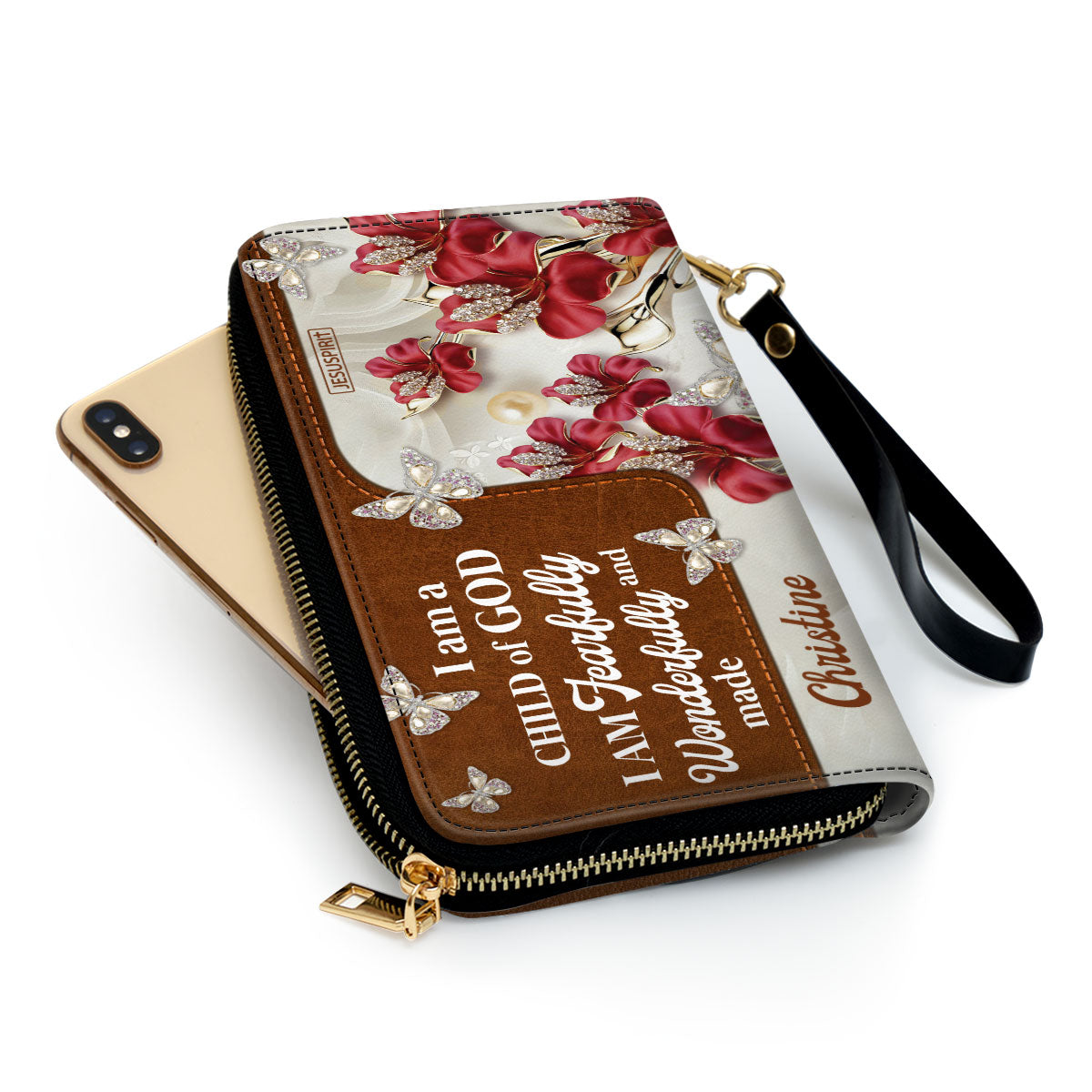 I Am A Child Of God - Awesome Personalized Butterfly Clutch Purse NUH303