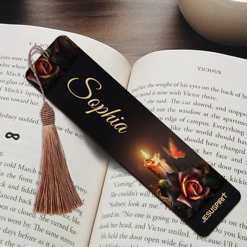 God Is Within Me, I Will Not Fall - Personalized Wooden Bookmarks BM25