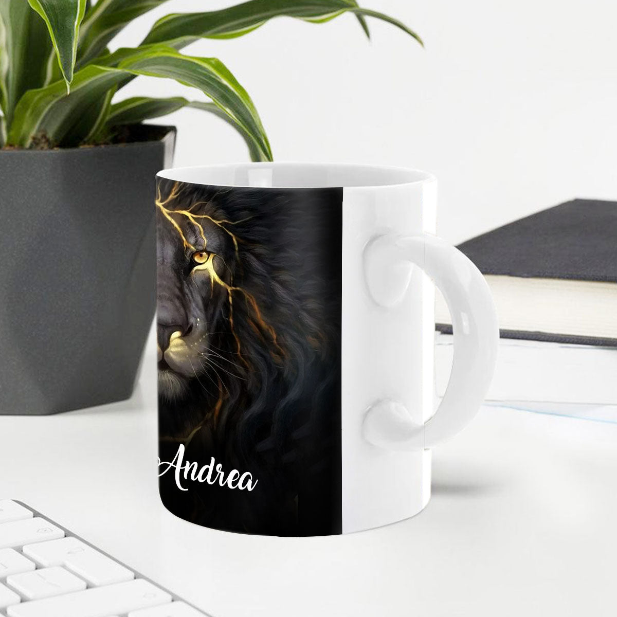 Unique Personalized White Ceramic Mug - Be Still And Know That I Am God H03