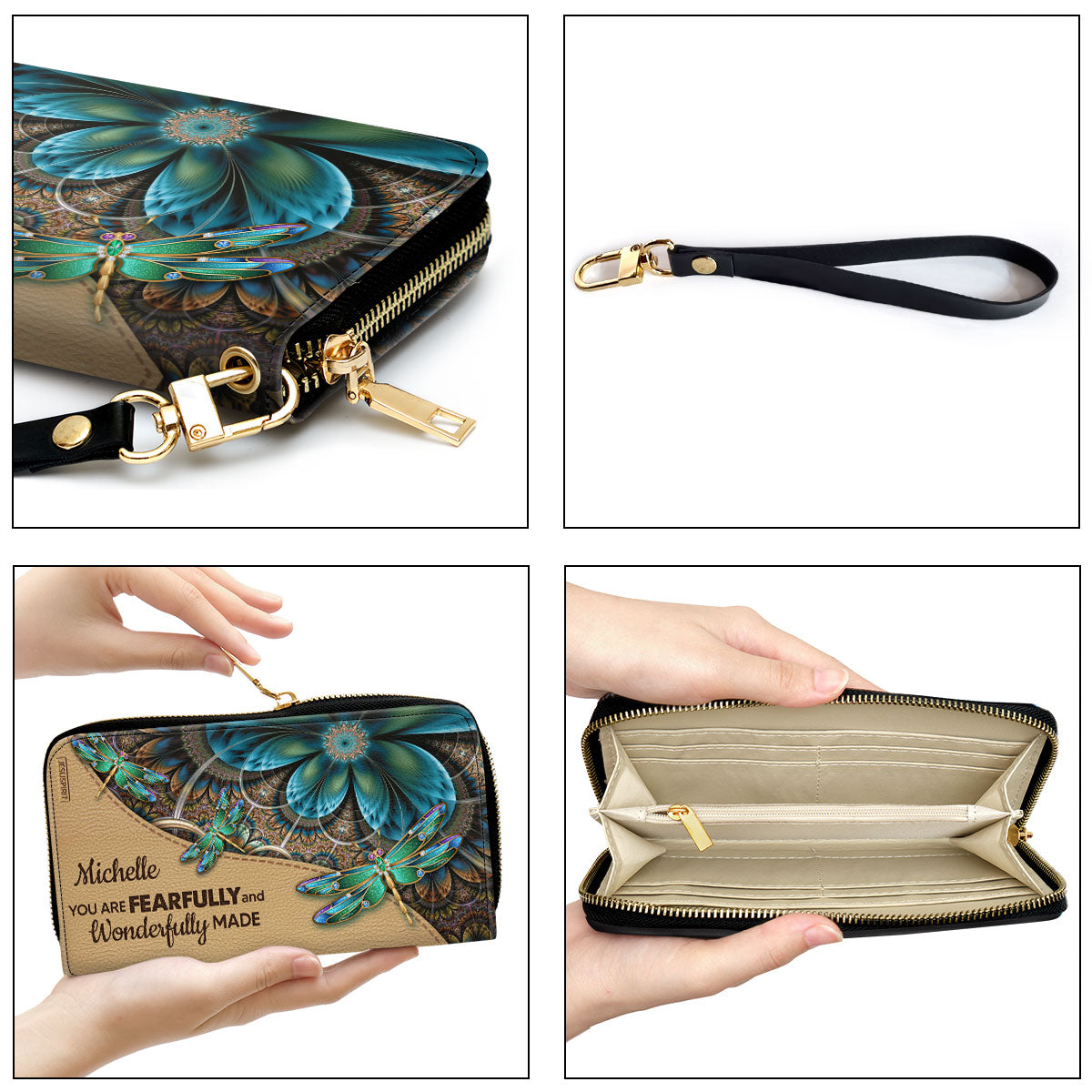 You Are Fearfully And Wonderfully Made - Special Personalized Clutch Purse NUH271