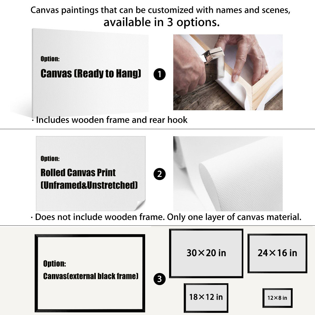 Heartfelt Personalized Memorial For Loved One Canvas for Loss - 'Heaven in Our Home'